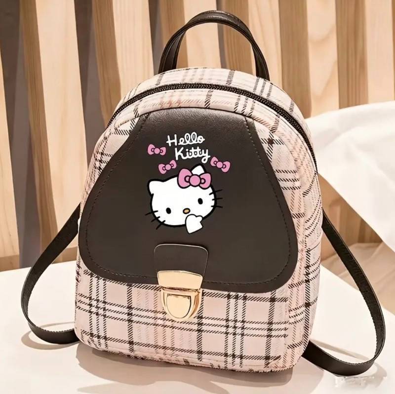 Hello Kitty Plaid Backpack - Brand New
