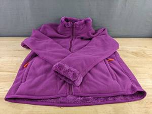 Womens Purple Reversible Jacket with Pockets Size XL - Brand New
