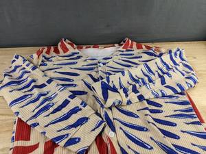Mens Button Up Textured Fresh Fish Knitwear Sweater Size L - Brand New