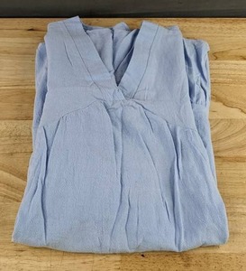 Womens 100% Cotton Dress Light Blue Size Small - Brand New