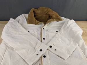 Mens Corduroy Cream Jacket Size XL - Brand New