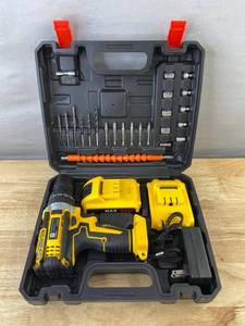 Lithium Electric Drill Driver Tool Kit with Bits & Sockets, 2 Batteries & Charger - Brand New