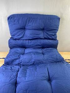 Blue Lawn Chair Cushion 70 x 22 - Brand New