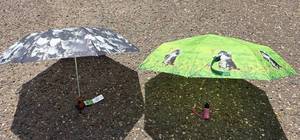 2 Cat Print Automatic Umbrellas S
