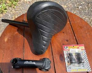 Raleigh Bike Saddle Seat, Bicycle Stem Set, Bicycle Bar Extenders S