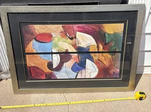 Target Modern Shapes by Dan G. Emerson  32 x 42 Framed Wall Decor Art Print S
