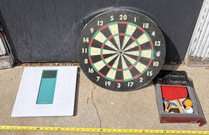 Taylor Digital Scale, Dartboard & Ping Pong Paddle Set S