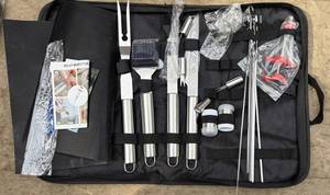 Taimasi Meat Injector BBQ Kit in Roll-Up Case S