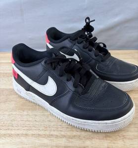 Nike Air Force 1 Youth Size 5 Shoes, Black & Pink S