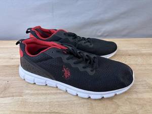 U.S. POLO ASSN. Black Mesh Shoes, Mens Size 11 S