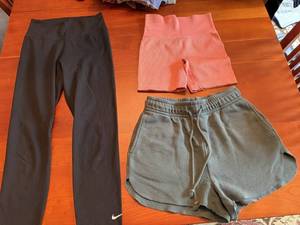 Nike Womens XS Leggings, Colsie & Wild Fable Womens Small Shorts S