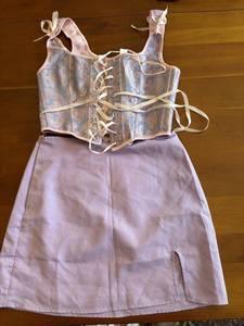 SHEIN Womens Size Medium Corset Top & Womens Medium Skirt S