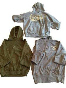 3 Womens Sweatshirts - Become Love Hoodie, Grand Marais Hoodie, Grand Canyon West - Medium, XL S