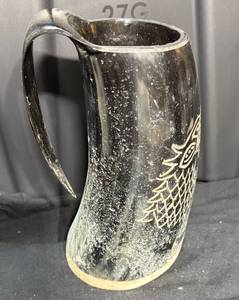 Viking Culture Mug- Unique Horn Material S