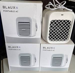 Blaux Portable AC Personal Air Cooler, 4 Total - Brand New S