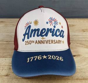 America 250th Anniversary Snapback Hat OSFM - Brand New