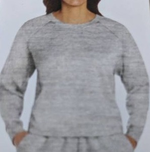 Express Womens Long Sleeve Top Light Gray Size Large, $58 Retail - Brand New