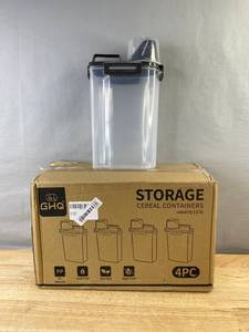 4 GHQ 2.5L Storage Cereal Containers - Brand New