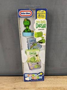 Little Tikes Story Dream Machine Duck Duck Dinosaur Collection With 3 Story Cartridges - Brand New