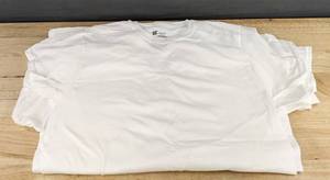 Hanes ComfortSof White Undershirts Mens Size Small, 6 Total - Brand New