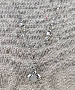Silver-Tone Lady Bug 19 Necklace - Brand New