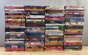120 DVD Movie Collection - Sideways, Hitch, Dogma, Super Troopers, Forrest Gump, Knocked Up, Coyote Ugly, Goonies, High School Musical 2, Gremlins, Truman Show, Avengers C