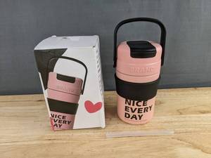 Nice Every Day Insulated Stainless Steel 15oz Pink Tumbler - Brand New