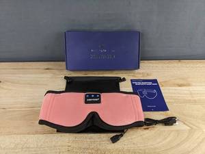 Zhenymei GH12 Bluetooth Sleep Mask Wireless Headphone Coral - Brand New
