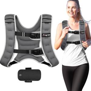 Fragraim 12 Lb Weighted Vest, Grey - Brand New