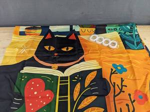 Funny Cat Shower Curtain With Hooks 60 x 72 - Brand New