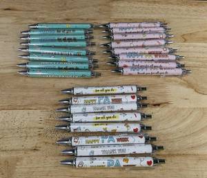 Physician Assistant Black Pens, 24 Total - Brand New