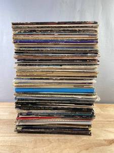 100 Vintage Vinyl Record Album Collection - Barbra Streisand, Jackson Browne, The Supremes, Dean Martin, Rod Stewart, and More C