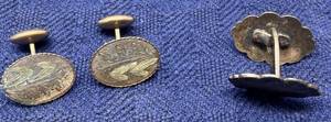 Vintage Floral Cufflinks  S