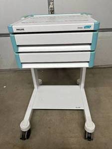 MSRP $2,500 Philips M1323A Cart CL Medical Equipment Cart, 3 Drawer Mobile Storage System, Rolling Hospital Monitor &amp Procedure Cart wShelf, WORKS GREAT