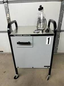 MSRP $4,500 GOMCO 830 Uterine Aspirator, Mobile Medical Suction System wCollection Bottle, Allied Healthcare Products Procedure Vacuum Unit, WORKS GREAT