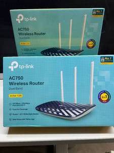 MSRP $120 LOT OF 3 NEW TP-LINK ARCHER C20 AC750 DUAL BAND WIRELESS ROUTERS, HIGH-SPEED HOME &amp OFFICE WI-FI NETWORKING, 433300 Mbps