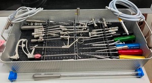 MSRP $15,000 Arthrex Arthroscopy Surgical Instrument Set, Sports Medicine, Knee &amp Shoulder Repair Instruments, Handpieces, Cannulas &amp Sterilization Tray