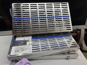 MSRP $600 Lot of 3 Hu-Friedy IMS288C Instrument Sterilization Cassettes, 2 New Sealed, 28 Instrument Capacity, Dental &amp Surgical Processing