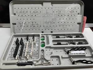 MSRP $6,000 EBI DynaFix DFS Distal Radius External Fixation System, Incomplete Set, Wrist Fracture Repair, Includes Fixators, Templates, Drill Guides, T-Wrenches &amp Instruments