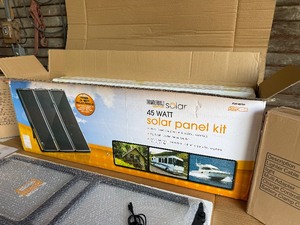 New - Open Box Thunderbolt Magnum 45-Watt Solar Panel Kit  Complete Off-Grid Power System w Panels & Accessories