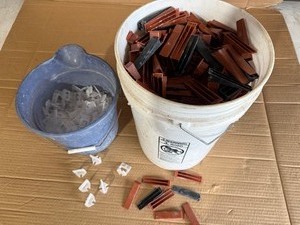 Large Tile Installation Supply Lot  Leveling Wedges, Spacers & Clips  Contractor Bulk Quantity