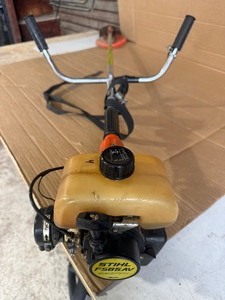 In working order - STIHL FS 65 AV Electronic Brush Cutter – Bicycle Handle – Harness Included