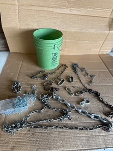 Heavy-Duty Logging, Tow & Utility Chain Assortment with Hooks, Quick Links & Hardware