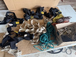 2-Person Moving Harness Kits & Assorted Utility Ropes Bundle