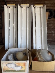 Vintage & Traditional Ceiling Light Fixtures  Fluorescent Shop Lights & Flush Mount Globes