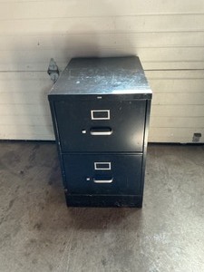 Two-Drawer Metal File Cabinet