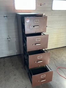 Four-Drawer Vertical File Cabinet