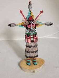 Hand Carved Hopi Shalako Kachina Doll by Maebelle Tela