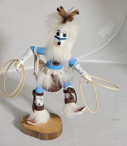 Signed Native American Hoop Dancer Kachina Doll