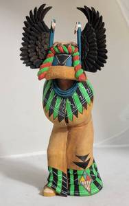 Hand Carved Hopi Crow Mother Kachina Doll by Alvin Navasie Sr.
